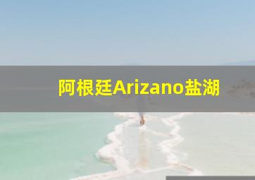 阿根廷Arizano盐湖