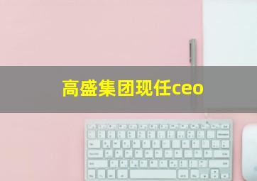 高盛集团现任ceo