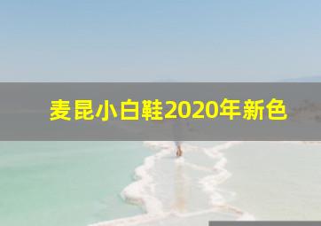 麦昆小白鞋2020年新色