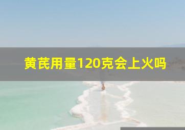 黄芪用量120克会上火吗